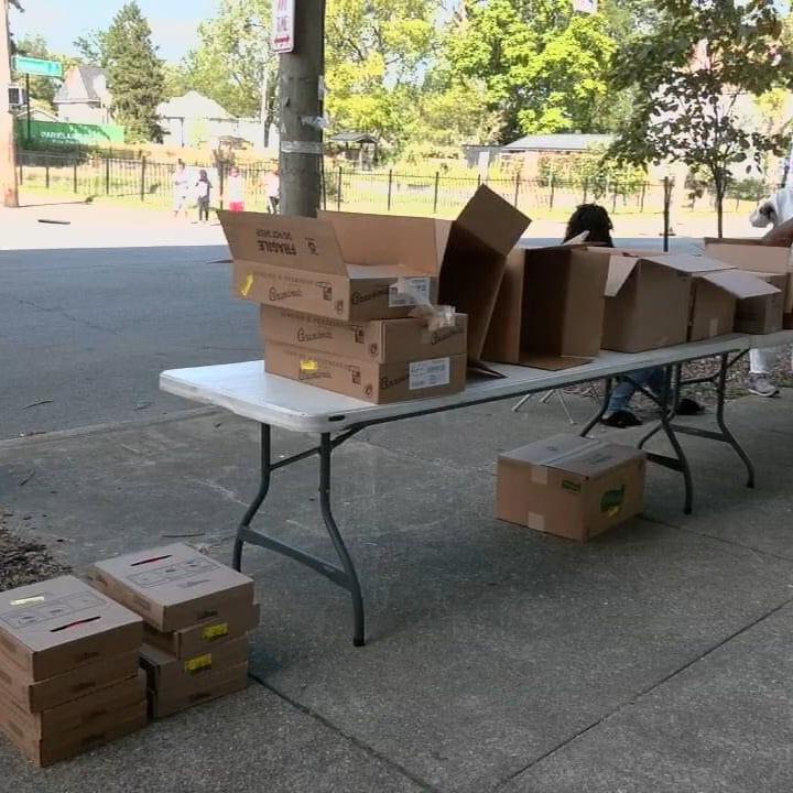 Free food pantry event helps Louisville’s west end residents in need